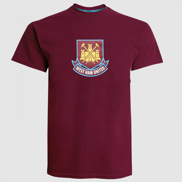 Adults Claret 1999-2016 Crest T-Shirt