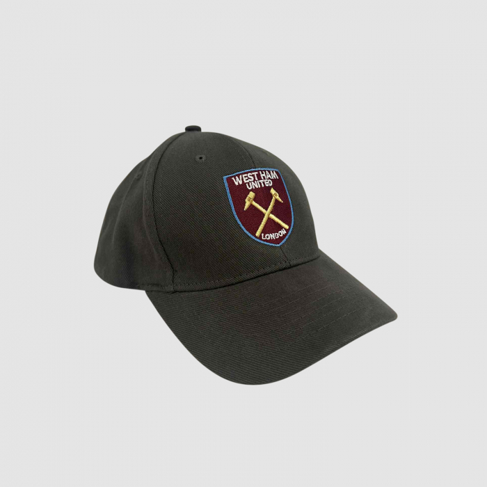 West Ham Essentials Junior Grey Crest Cap