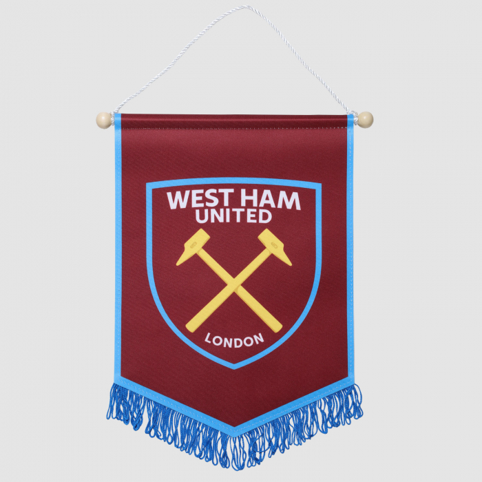 West Ham Large Claret Crest Pennant West Ham Large Claret Crest Pennant