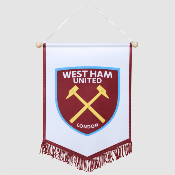 West Ham Large White Crest Pennant West Ham Large White Crest Pennant
