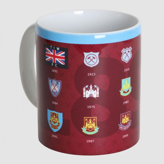 West Ham Crest History Mug West Ham Crest History Mug