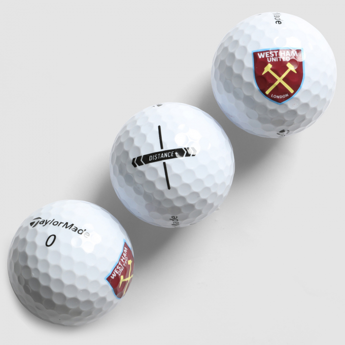 West Ham TaylorMade 3 Pack Golf Balls