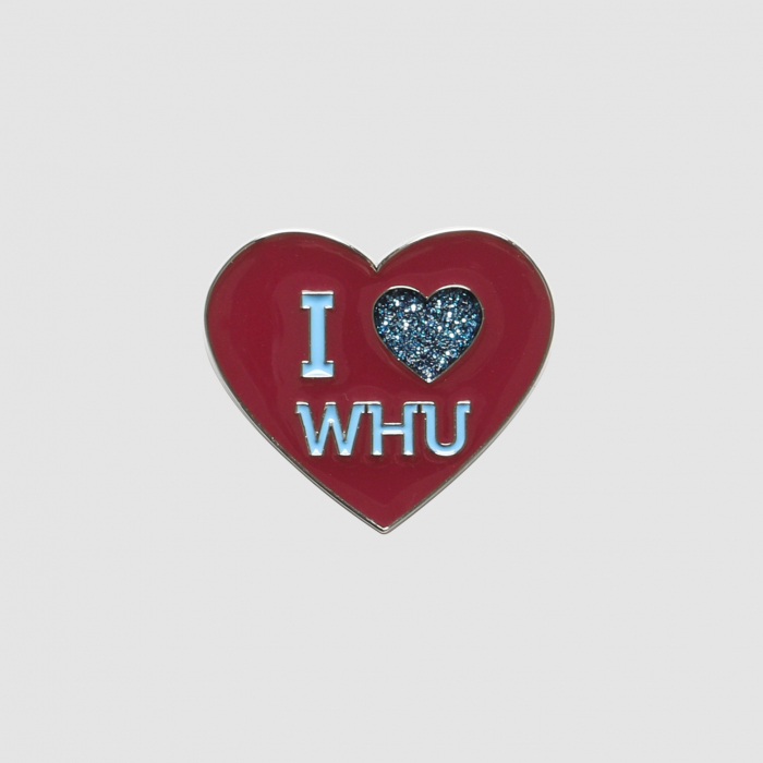 West Ham I Heart WHU Badge West Ham I Heart WHU Badge