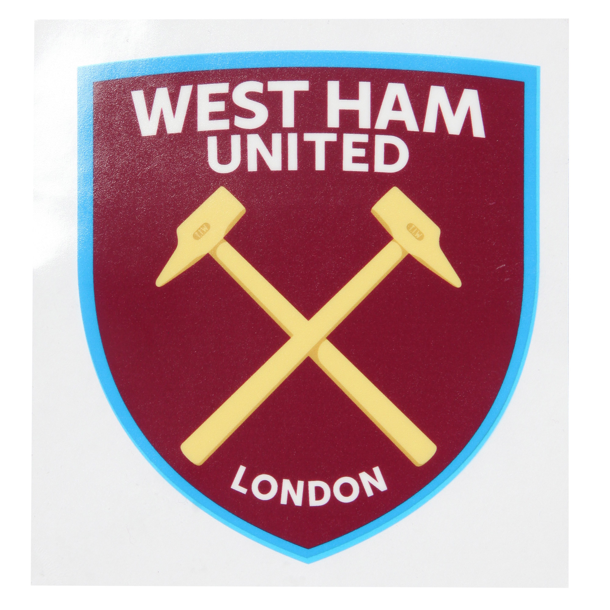 West Ham Crest Car Sticker West Ham Crest Car Sticker
