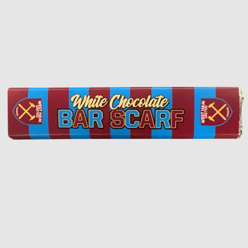 West Ham White Chocolate Bar West Ham White Chocolate Bar