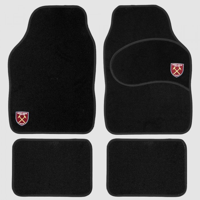 West Ham Car Mat Set West Ham Car Mat Set