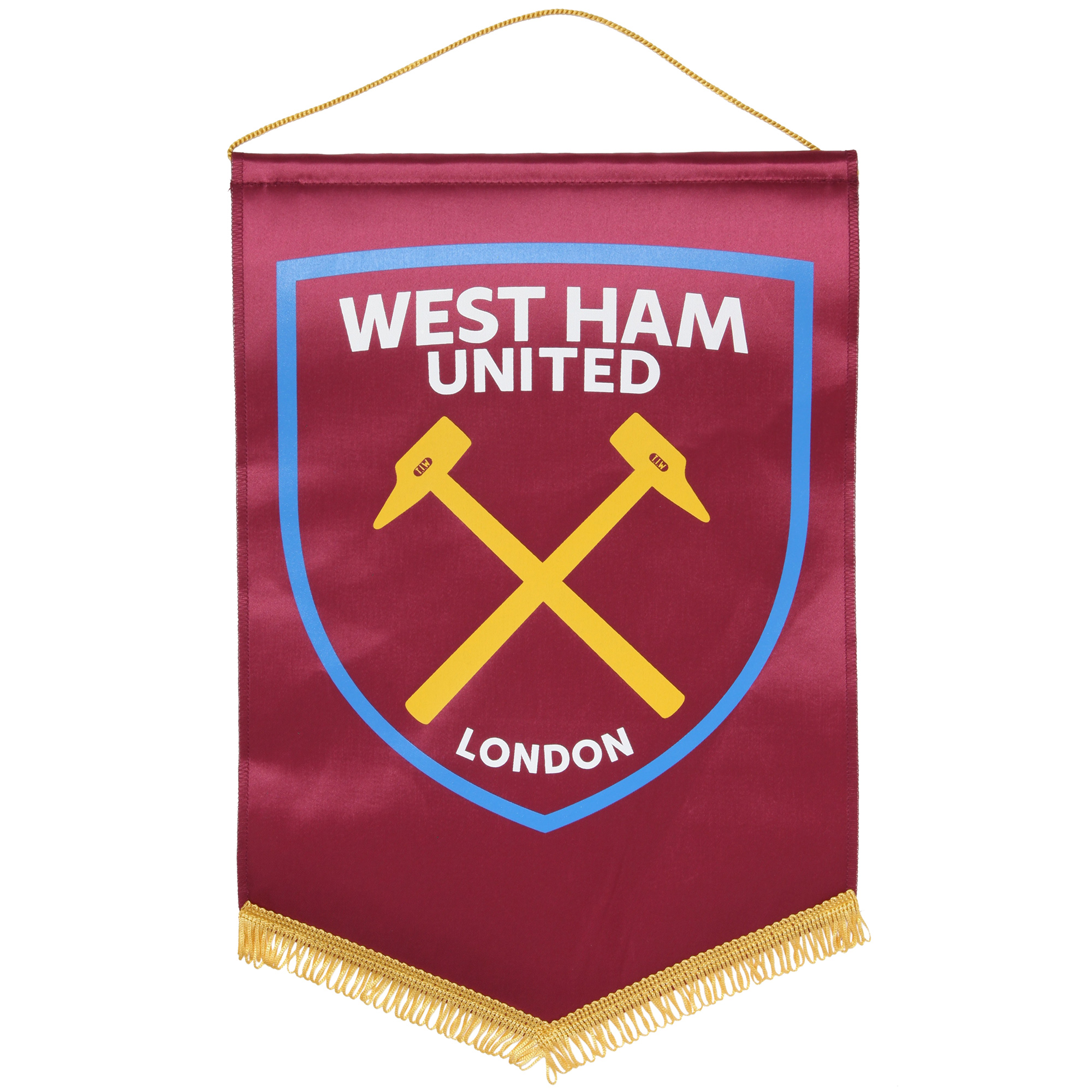 Large Claret Hammers Pennant