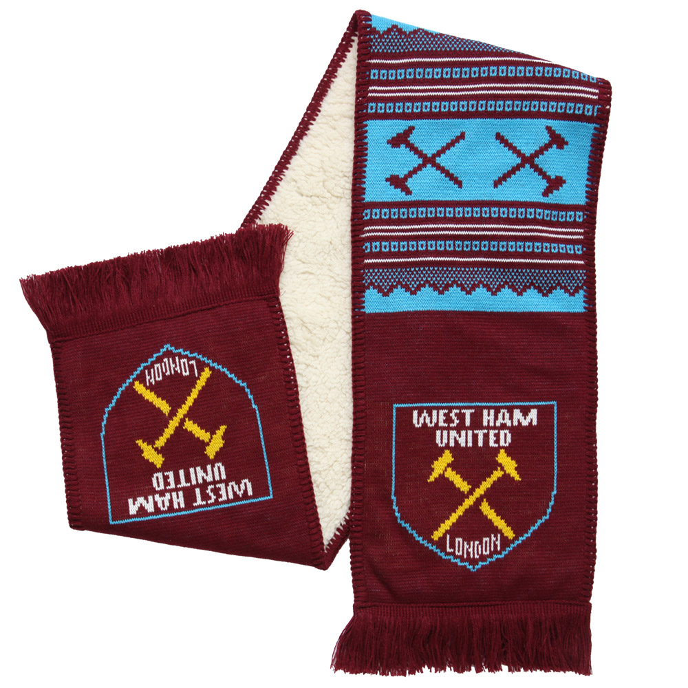 FLEECE BACKED SCARF FLEECE BACKED SCARF