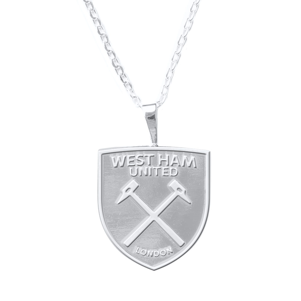 Silver Plated Crest And Chain