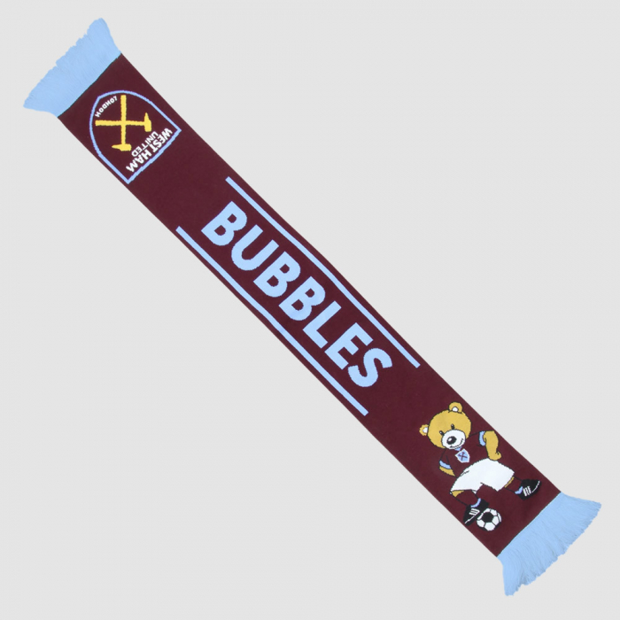 West Ham Junior Bubbles Bear Scarf West Ham Junior Bubbles Bear Scarf