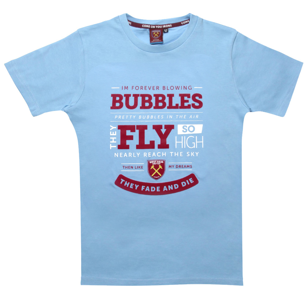 Sky Bubbles Lyrics T-Shirt
