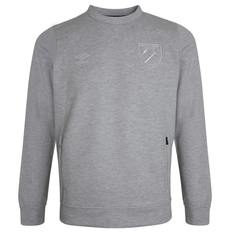 West Ham Umbro X Grey Sweatshirt