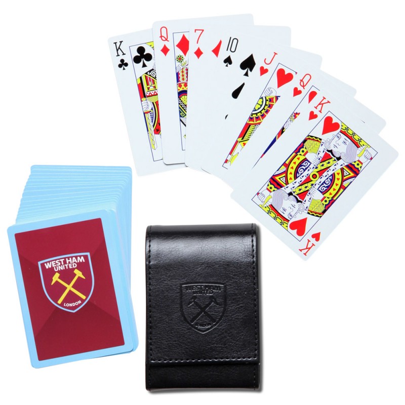 West Ham Playing Cards And Case West Ham Playing Cards And Case