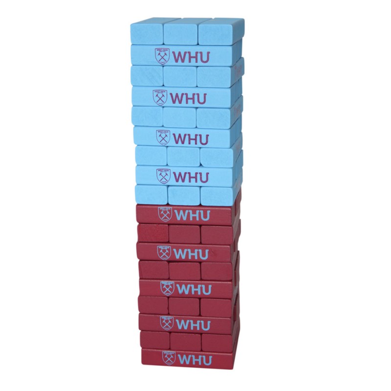 West Ham C&B Wooden Stacking Block Game West Ham C&B Wooden Stacking Block Game