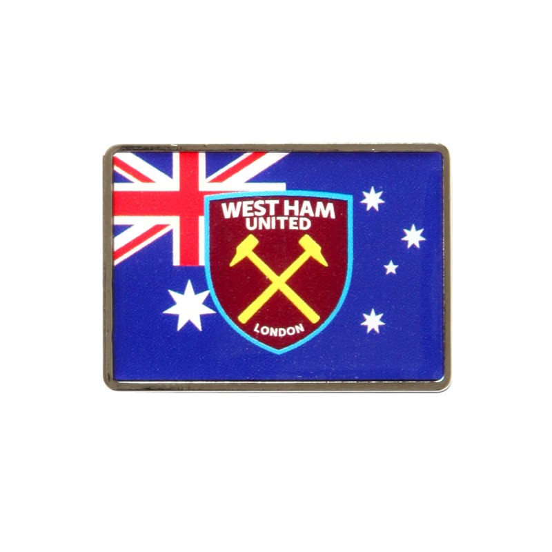Australia Flag/Crest Pin Badge