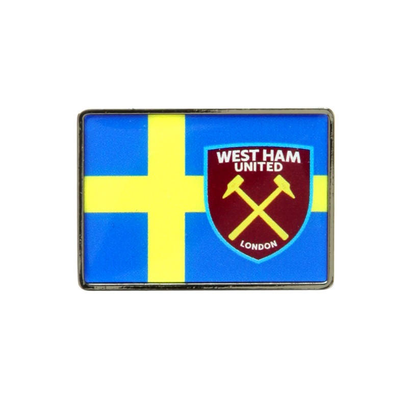 Sweden Flag/Crest Pin Badge