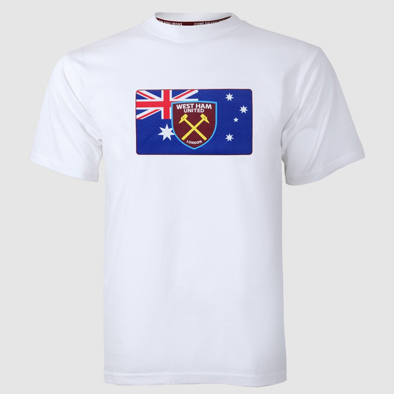 2425 - White Australia  Flag/Crest T-Shirt