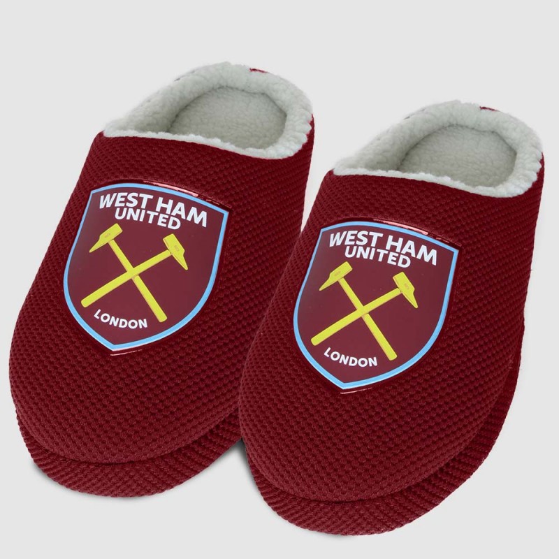 West Ham Mens Crest Slippers