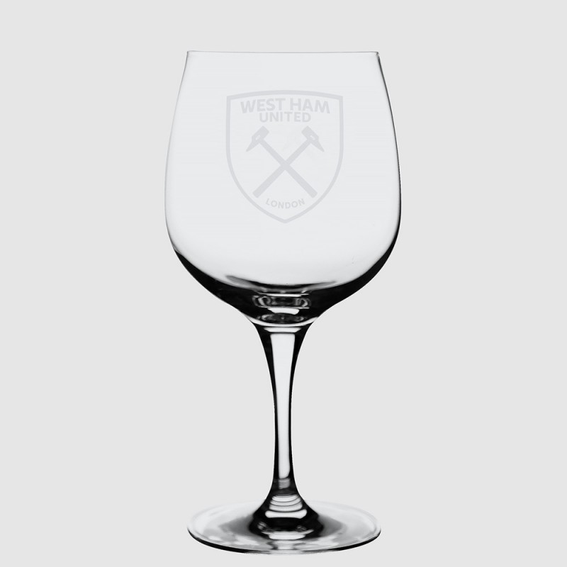 West Ham Crystal Gin Glass West Ham Crystal Gin Glass
