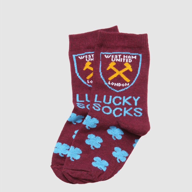 West Ham Junior Claret Lucky Matchday Socks