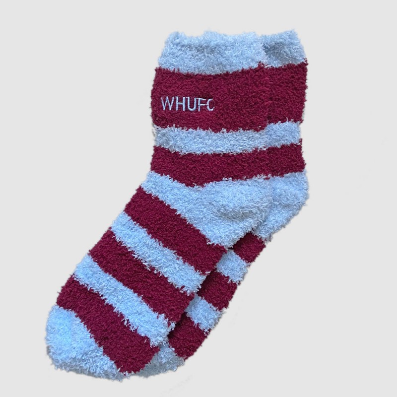 West Ham Womens Striped Sleepsoft Socks West Ham Womens Striped Sleepsoft Socks