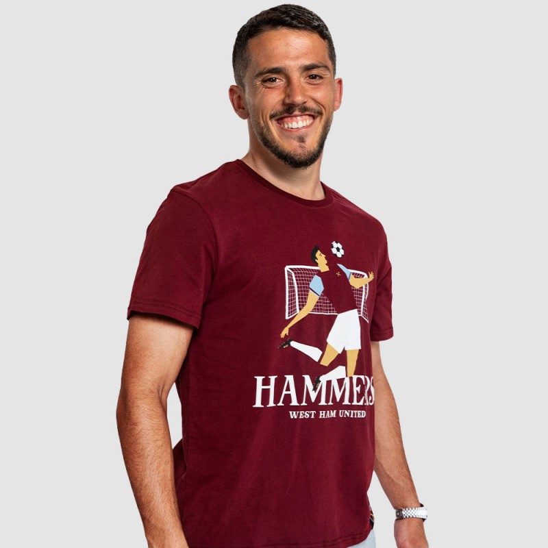Claret Hammers Striker T-Shirt