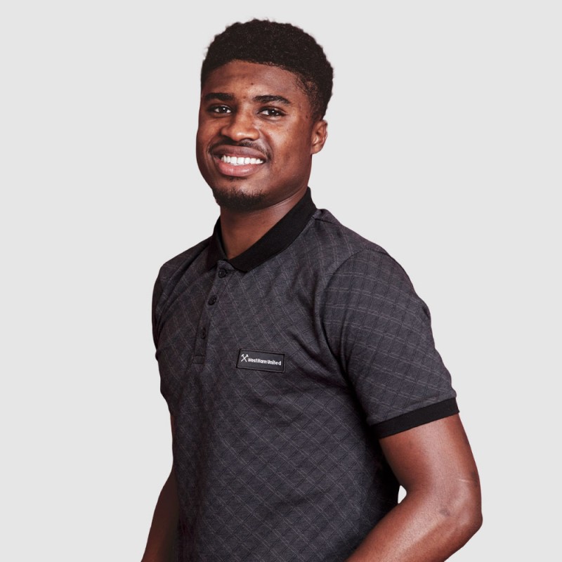 Black Jaquard Polo