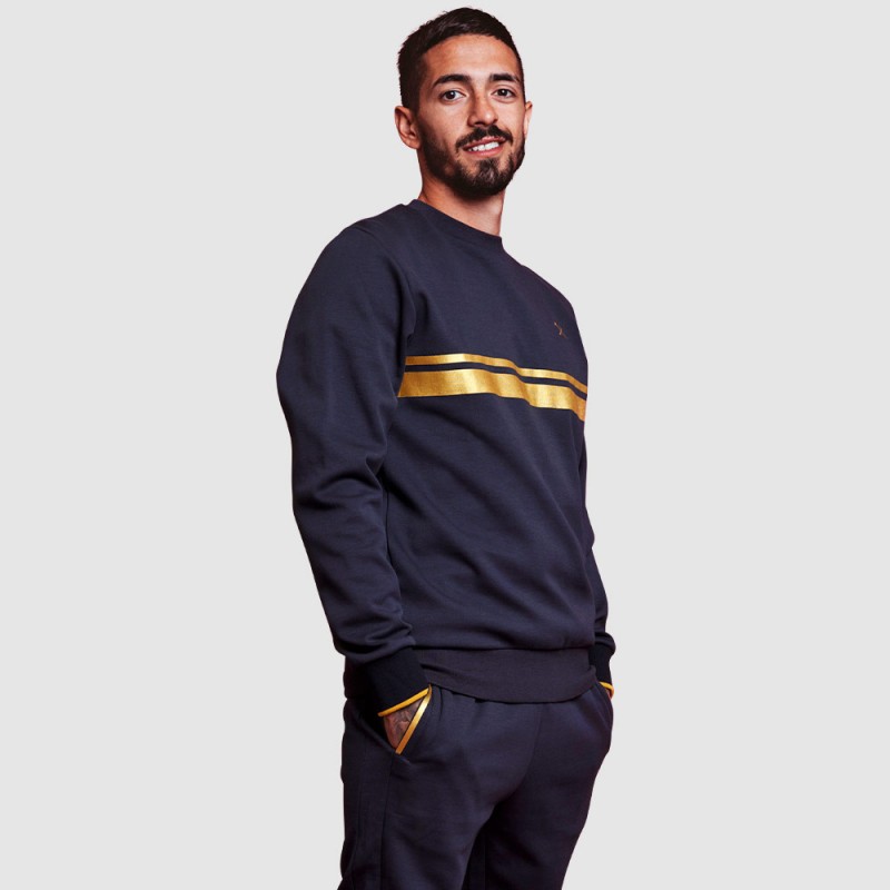Claret Collection - Navy/Gold Sweatshirt