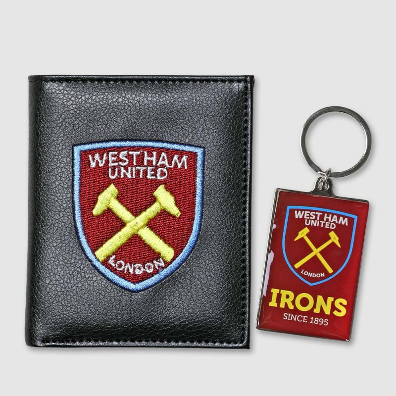 West Ham Wallet & Keyring Gift Set