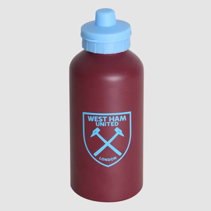 West Ham Aluminium Matt Water Bottle West Ham Aluminium Matt Water Bottle
