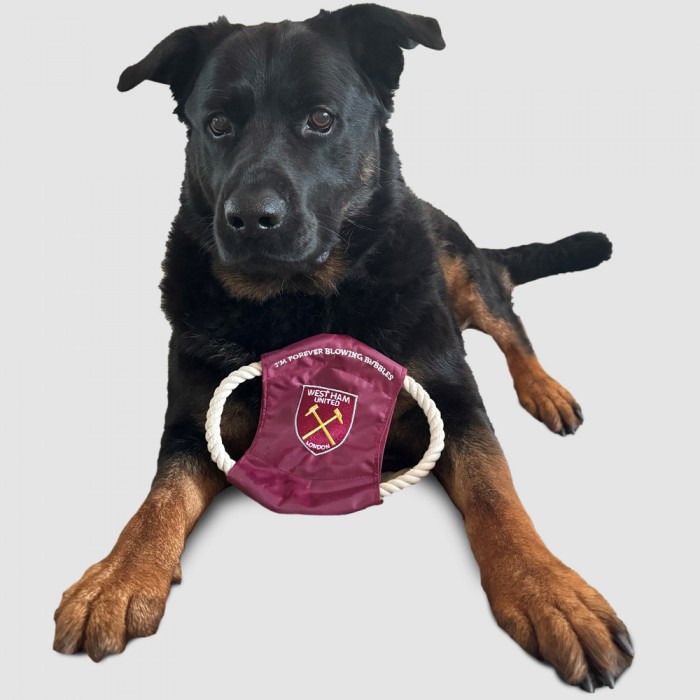 West Ham Rope Frisbee Pet Toy West Ham Rope Frisbee Pet Toy
