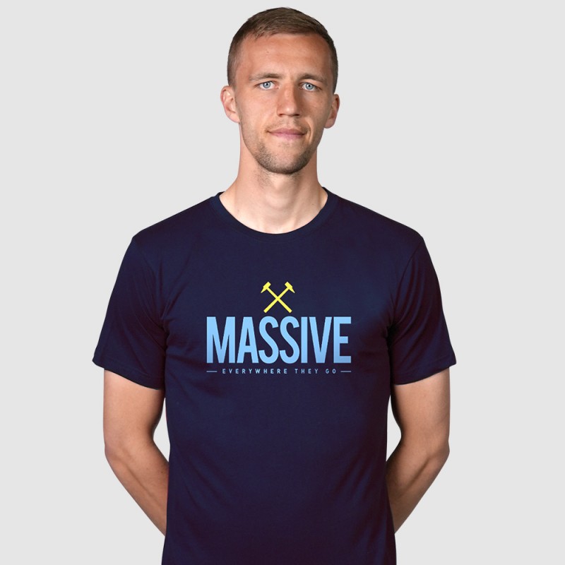 2425 - Navy Massive T-Shirt