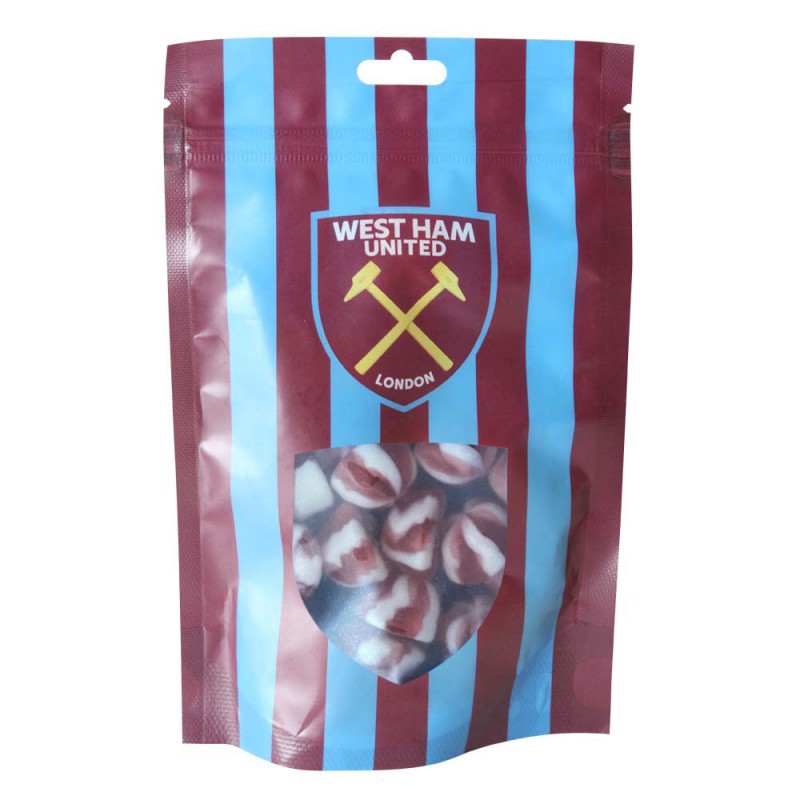 West Ham Strawberry Kisses Sweet Bag West Ham Strawberry Kisses Sweet Bag