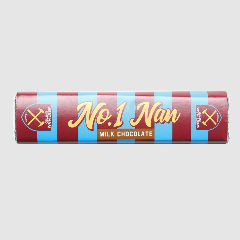 West Ham Best Nan Milk Chocolate Bar West Ham Best Nan Milk Chocolate Bar