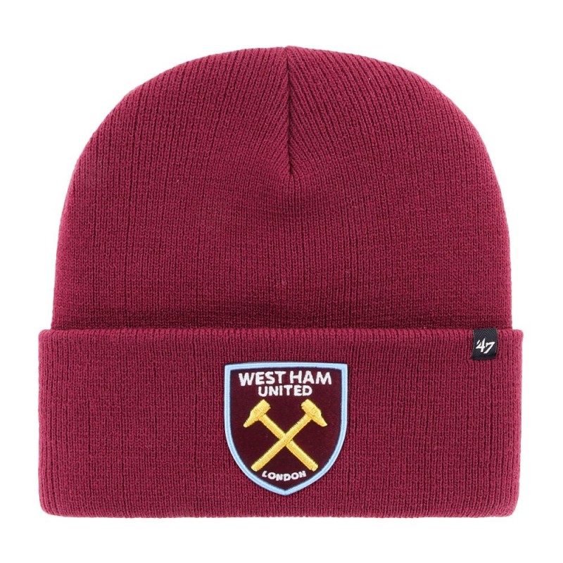 West Ham 47 - Claret Crest Cuff Knit Hat West Ham 47 - Claret Crest Cuff Knit Hat