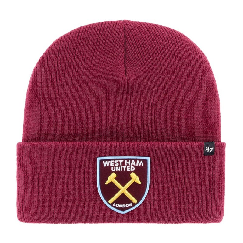 West Ham 47 - Junior Claret Crest Cuff Knit Hat
