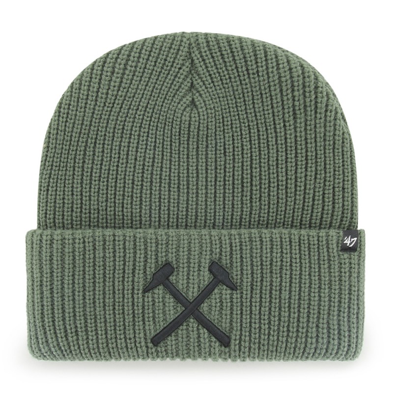 West Ham 47 - Moss/Black Cuff Knit Hat