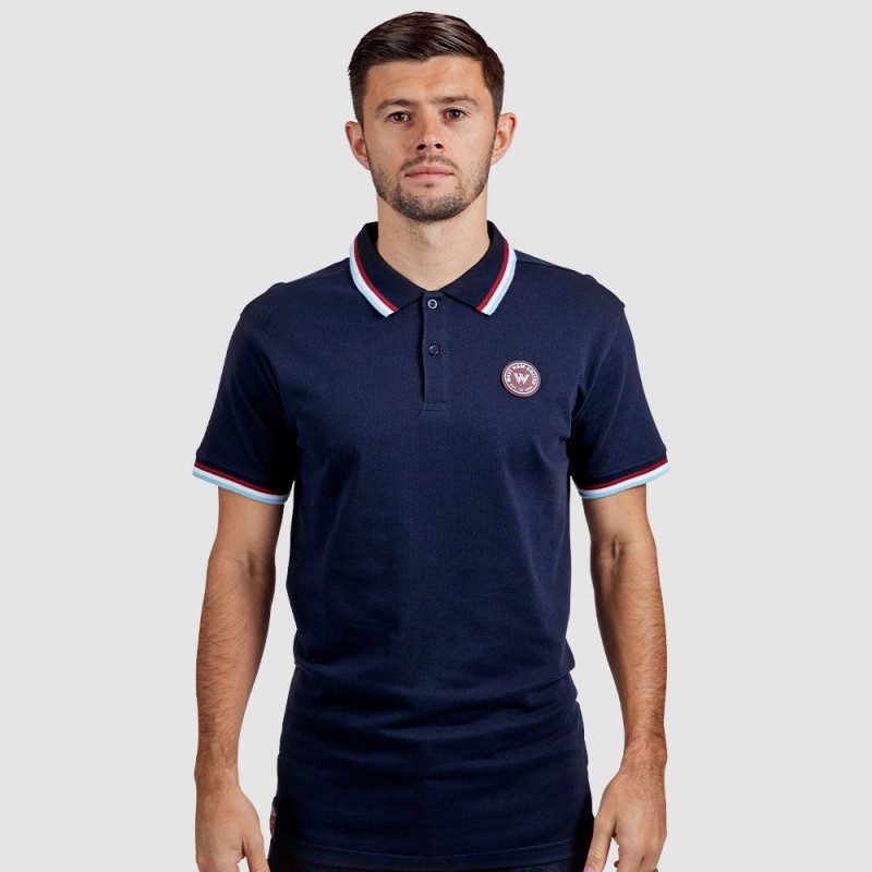 Navy CSW Ribbed Polo