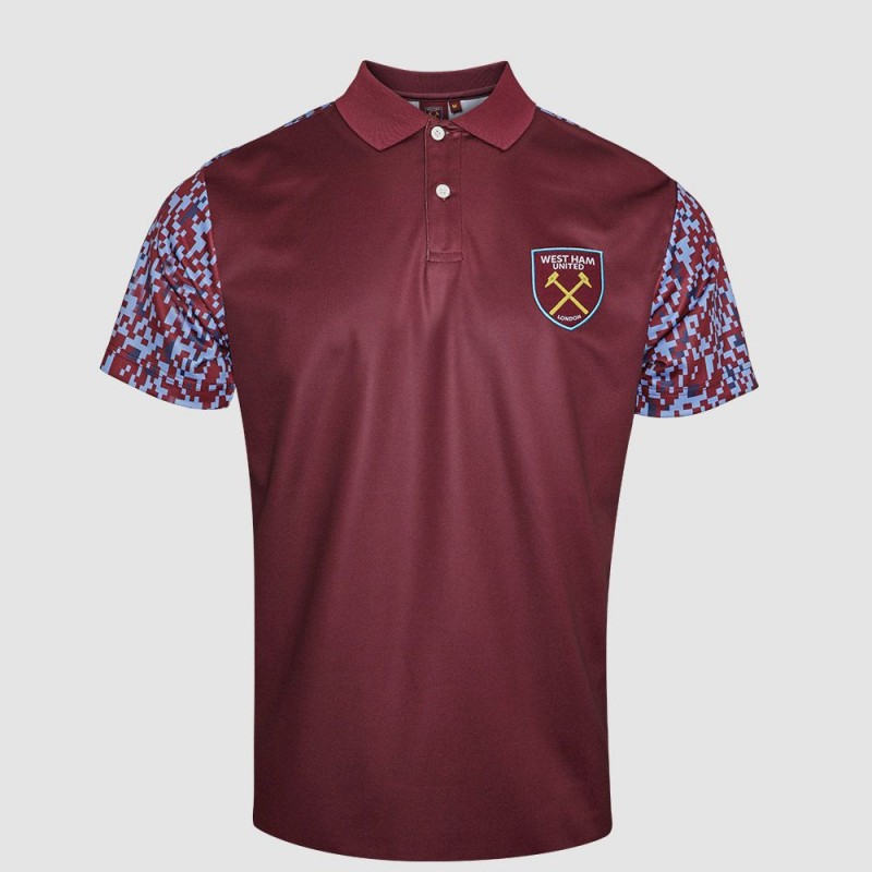 Essentials - Claret Poly Polo