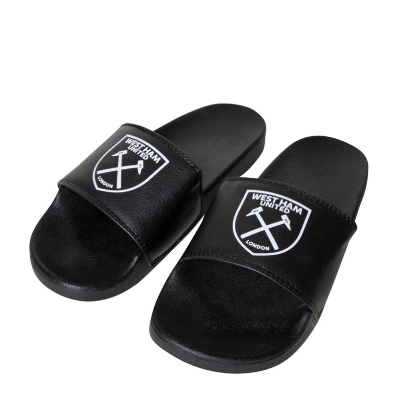 Junior Crest Sliders - Black Junior Crest Sliders - Black