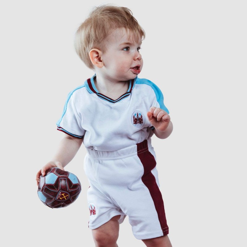 West Ham Baby 1980 FA Cup Shorts And T-Shirt Set