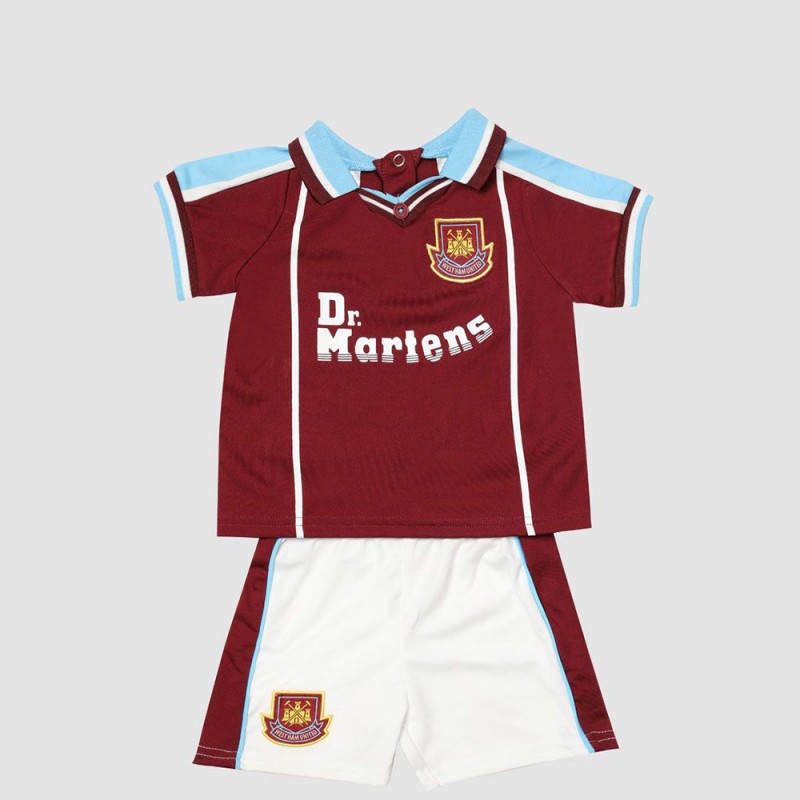 West Ham Baby 2000 Kit Shorts And T-Shirt Set
