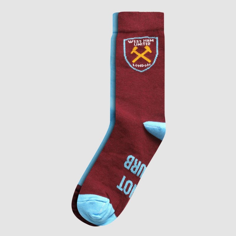 West Ham Womens Feet Up Socks West Ham Womens Feet Up Socks