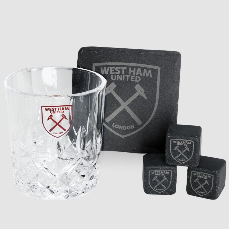 West Ham Glass Tumbler Gift Set