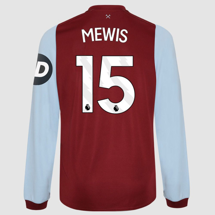 West Ham 23/24 Adults L/S Home Shirt