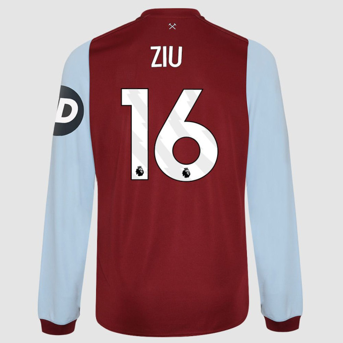 West Ham 23/24 Adults L/S Home Shirt