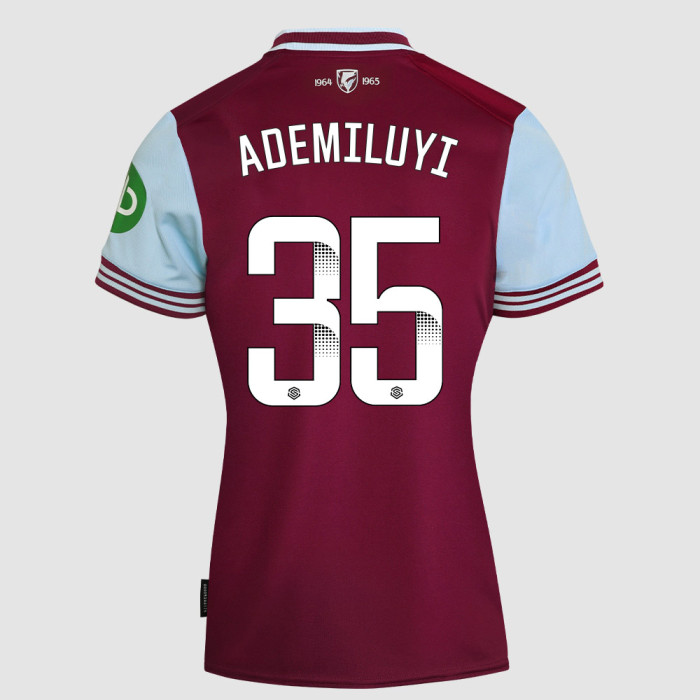 Women's Under 18 Home Shirt 24/25 - Claret/Blue