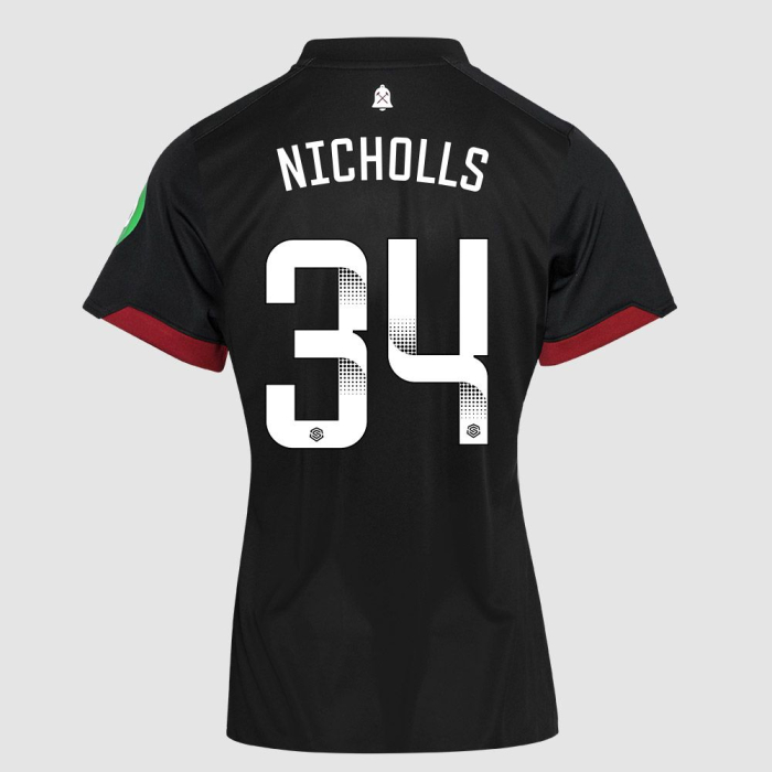 Women's Unsponsored Away Shirt 24/25 - Black