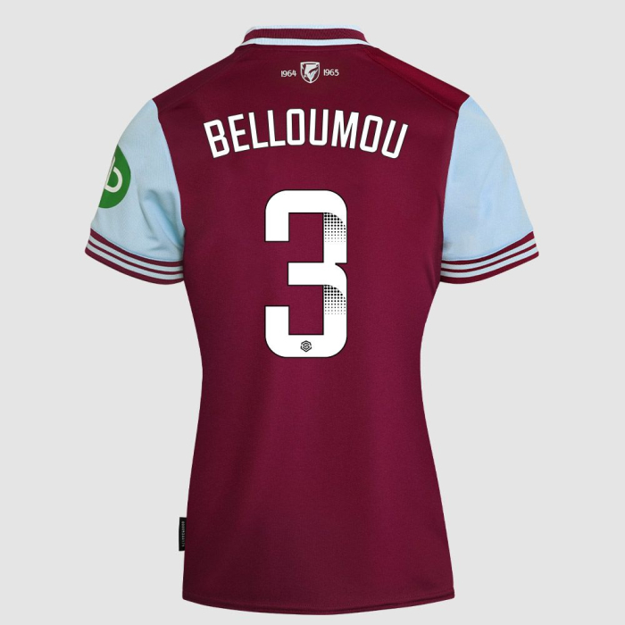 Women's Under 18 Home Shirt 24/25 - Claret/Blue