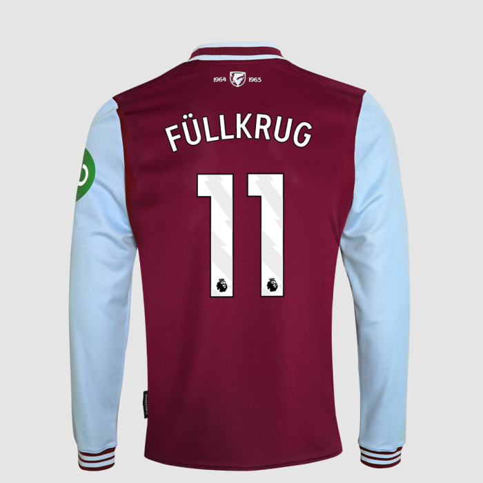 West Ham 24/25 Junior L/S Home Shirt